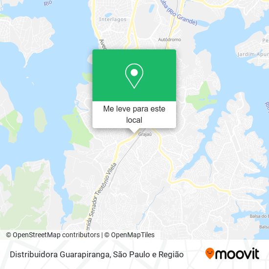 Distribuidora Guarapiranga mapa