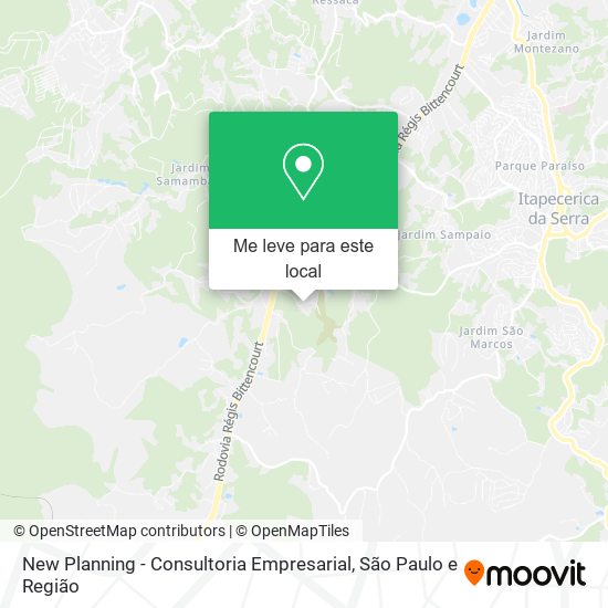 New Planning - Consultoria Empresarial mapa