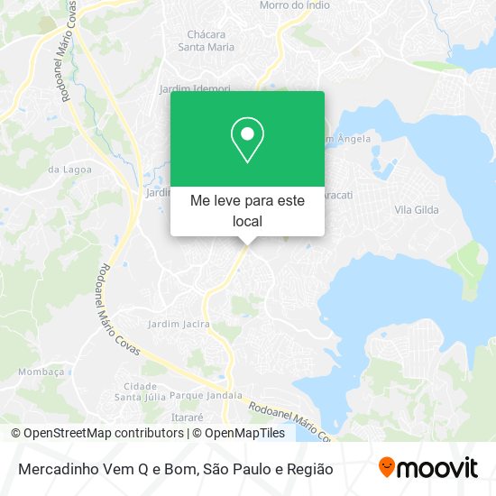Mercadinho Vem Q e Bom mapa