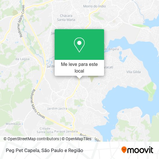 Peg Pet Capela mapa