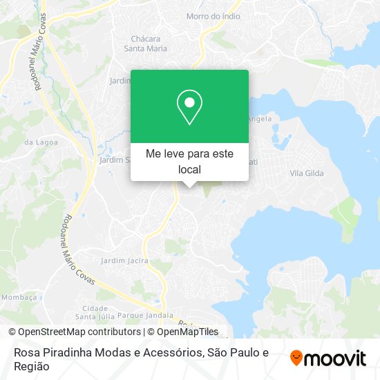 Rosa Piradinha Modas e Acessórios mapa