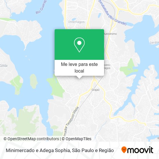 Minimercado e Adega Sophia mapa