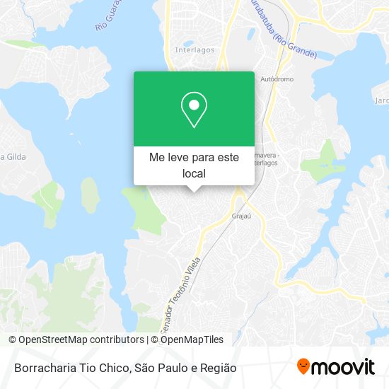 Borracharia Tio Chico mapa