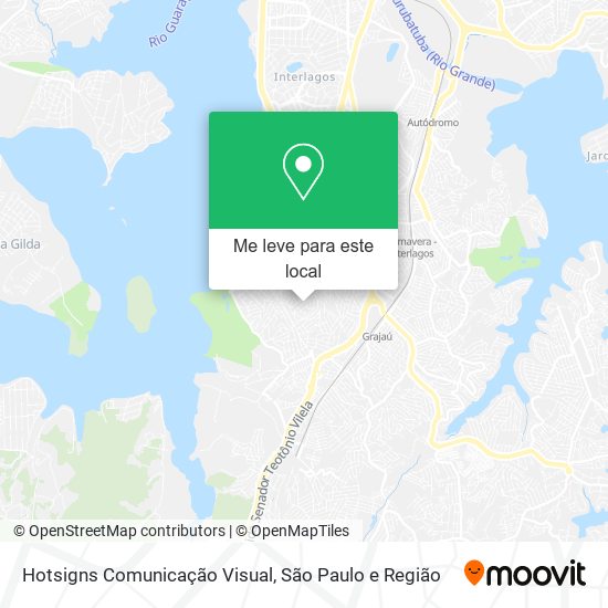Hotsigns Comunicação Visual mapa
