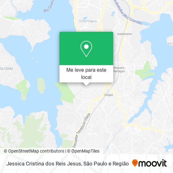 Jessica Cristina dos Reis Jesus mapa