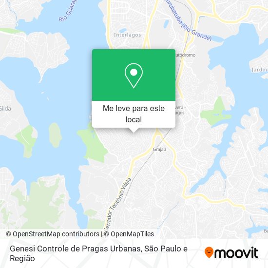 Genesi Controle de Pragas Urbanas mapa