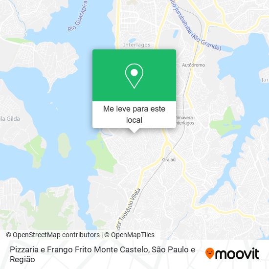 Pizzaria e Frango Frito Monte Castelo mapa