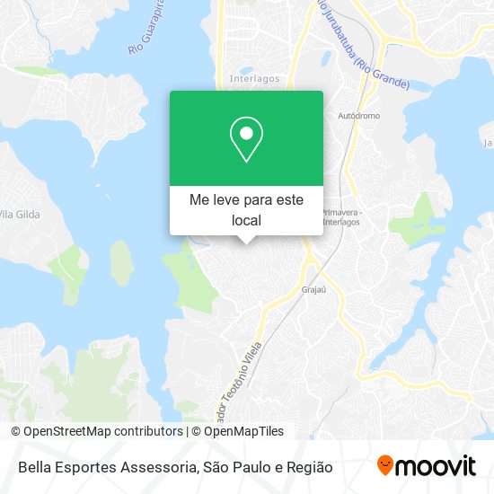 Bella Esportes Assessoria mapa