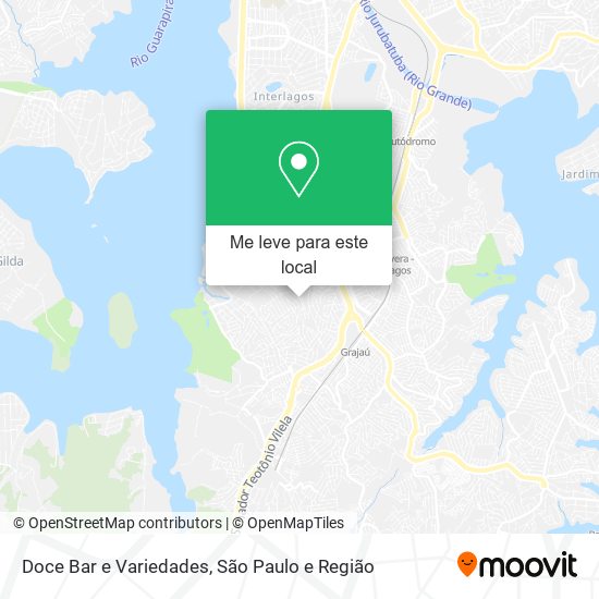 Doce Bar e Variedades mapa