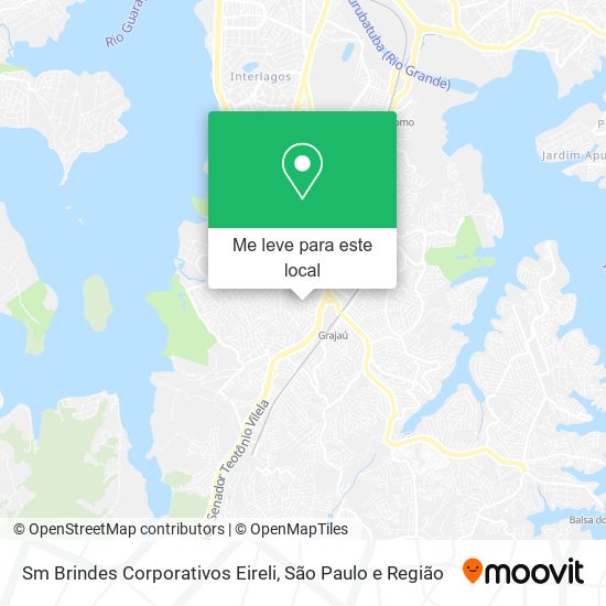 Sm Brindes Corporativos Eireli mapa