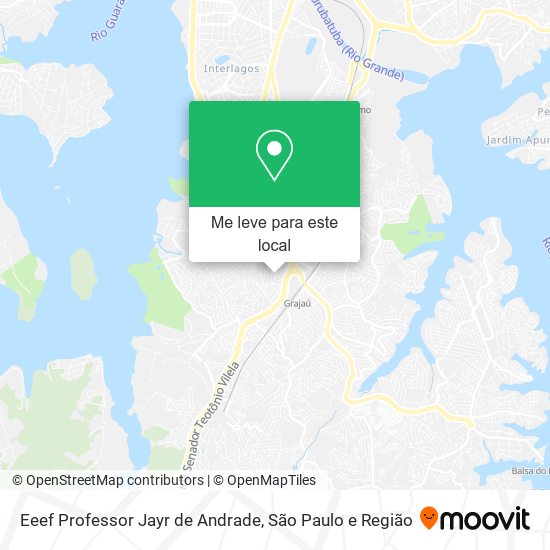 Eeef Professor Jayr de Andrade mapa