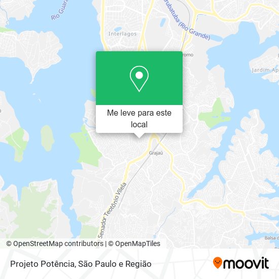 Projeto Potência mapa