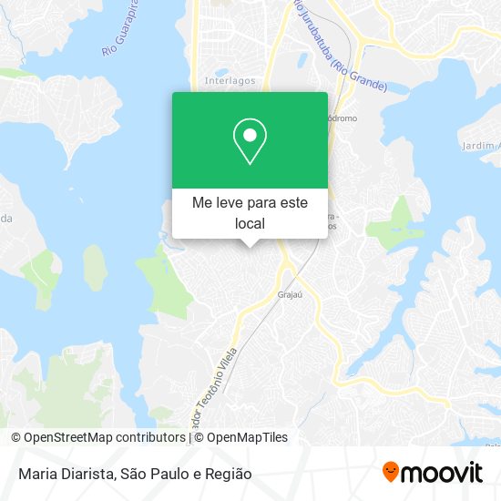 Maria Diarista mapa