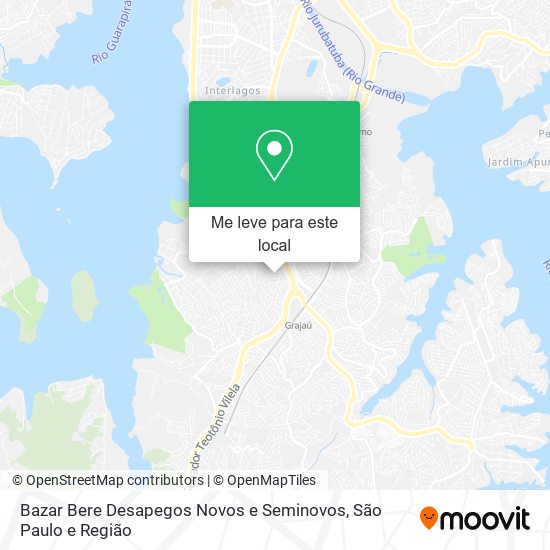 Bazar Bere Desapegos Novos e Seminovos mapa