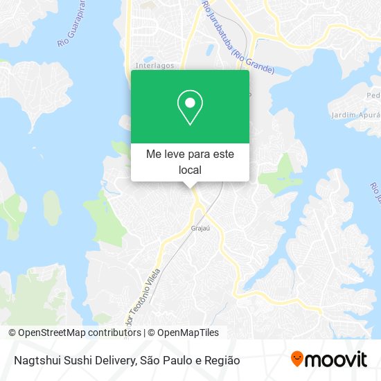 Nagtshui Sushi Delivery mapa