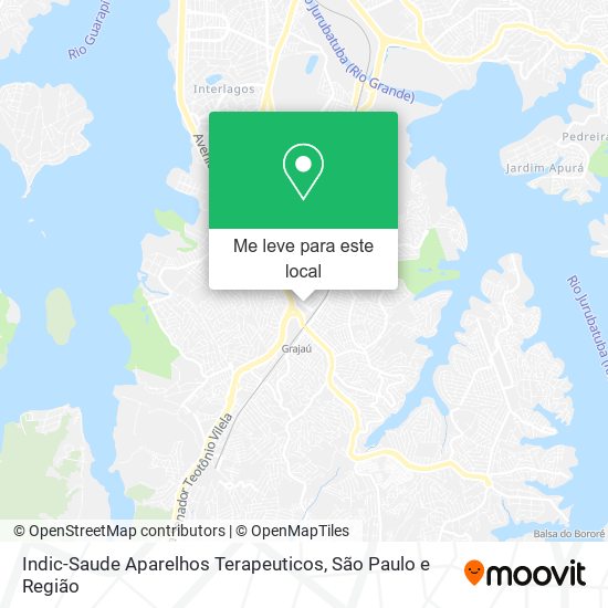 Indic-Saude Aparelhos Terapeuticos mapa