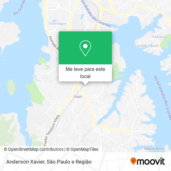 Anderson Xavier mapa