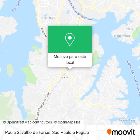 Paula Savalho de Farias mapa