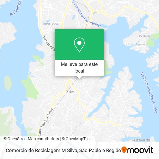 Comercio de Reciclagem M Silva mapa