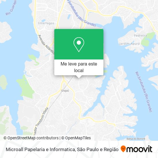 Microall Papelaria e Informatica mapa