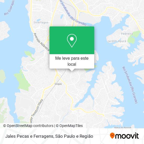Jales Pecas e Ferragens mapa