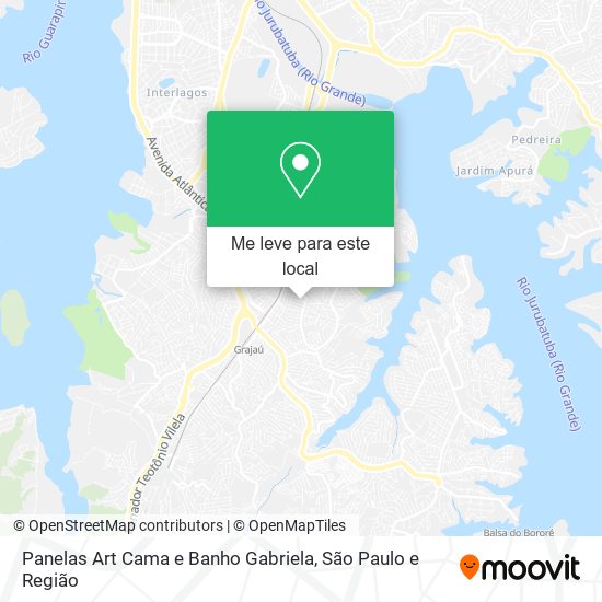 Panelas Art Cama e Banho Gabriela mapa