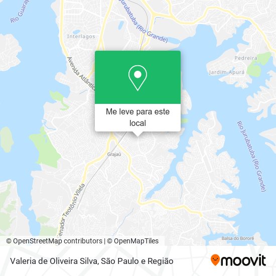 Valeria de Oliveira Silva mapa