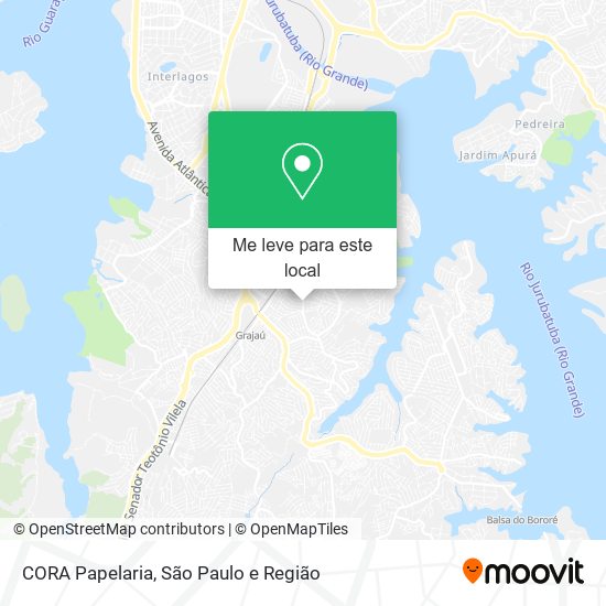 CORA Papelaria mapa