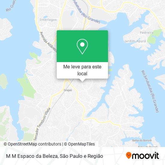 M M Espaco da Beleza mapa