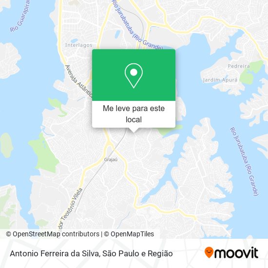 Antonio Ferreira da Silva mapa