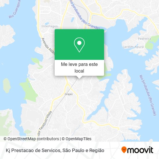 Kj Prestacao de Servicos mapa