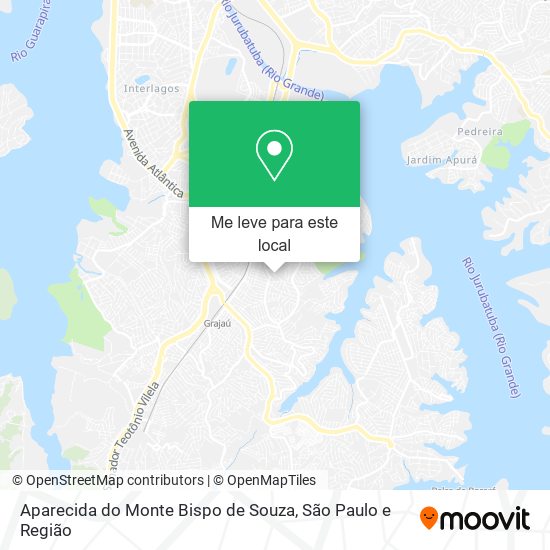 Aparecida do Monte Bispo de Souza mapa
