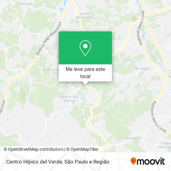 Centro Hípico del Verde mapa