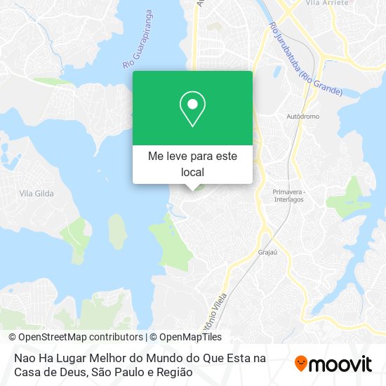 Nao Ha Lugar Melhor do Mundo do Que Esta na Casa de Deus mapa