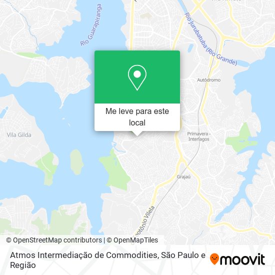 Atmos Intermediação de Commodities mapa