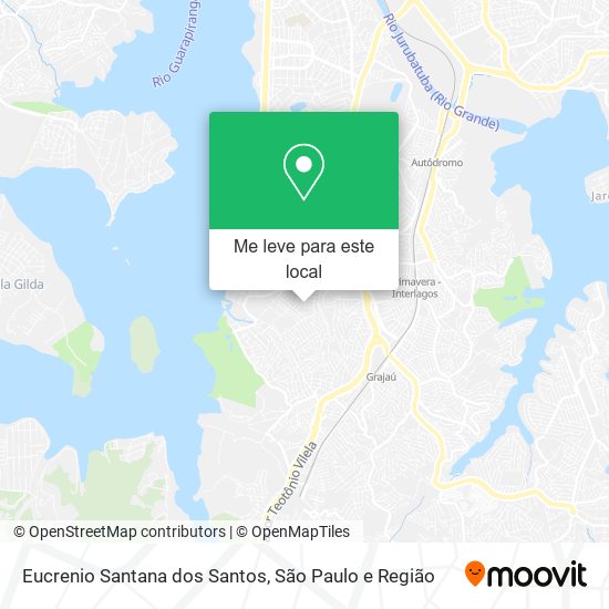 Eucrenio Santana dos Santos mapa