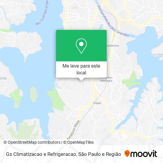 Gs Climatizacao e Refrigeracao mapa
