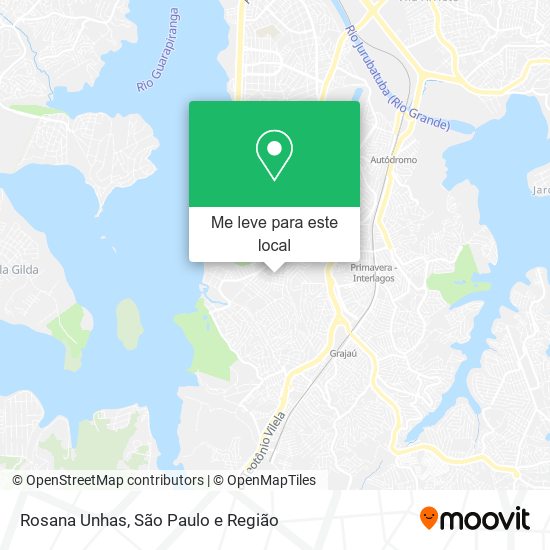 Rosana Unhas mapa