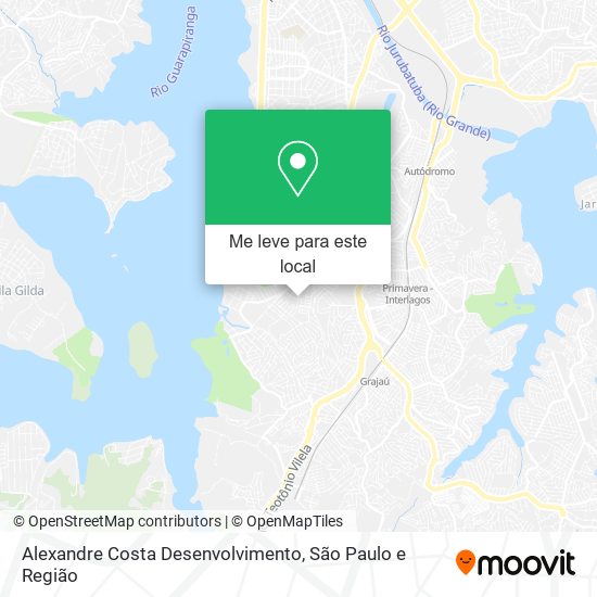 Alexandre Costa Desenvolvimento mapa