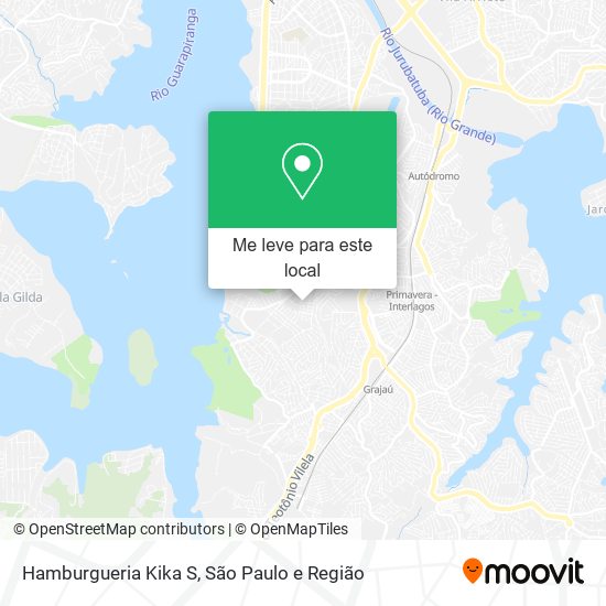 Hamburgueria Kika S mapa