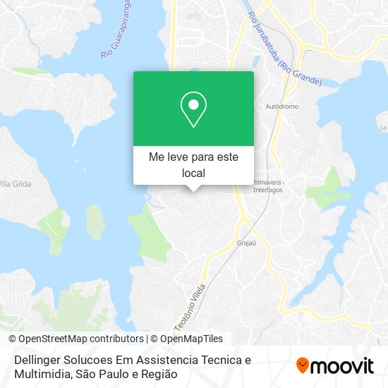 Dellinger Solucoes Em Assistencia Tecnica e Multimidia mapa