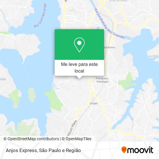 Anjos Express mapa