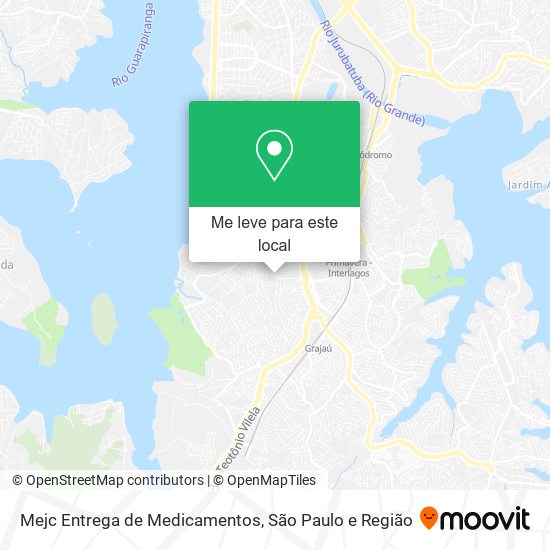Mejc Entrega de Medicamentos mapa