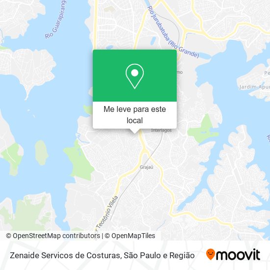 Zenaide Servicos de Costuras mapa