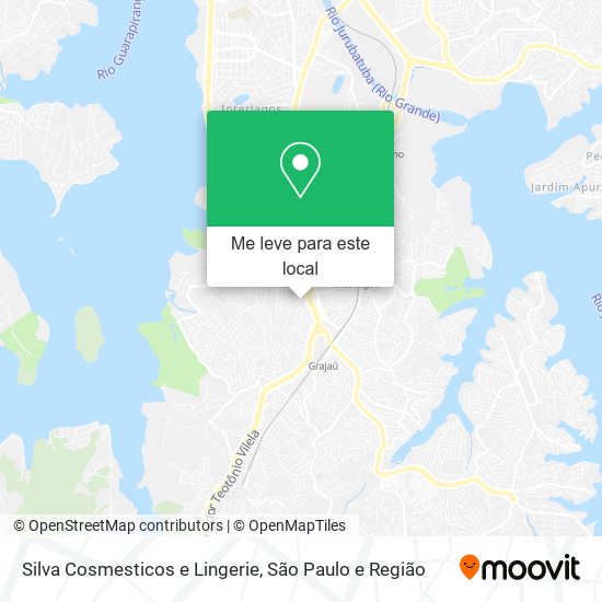 Silva Cosmesticos e Lingerie mapa