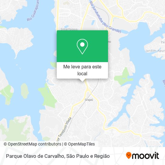 Parque Olavo de Carvalho mapa
