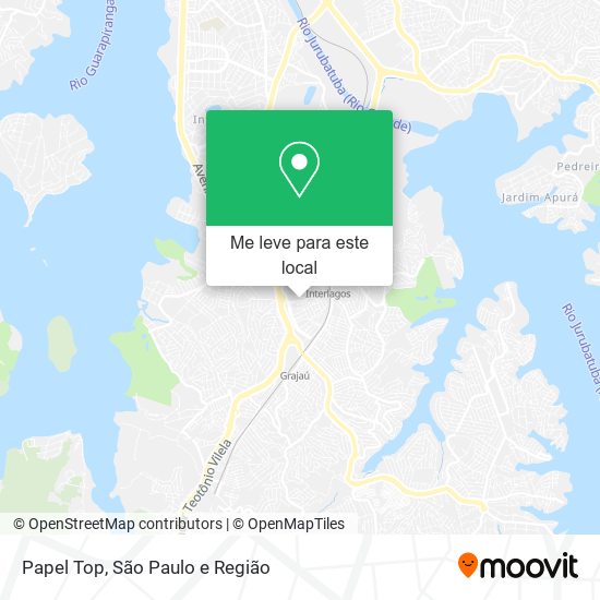 Papel Top mapa