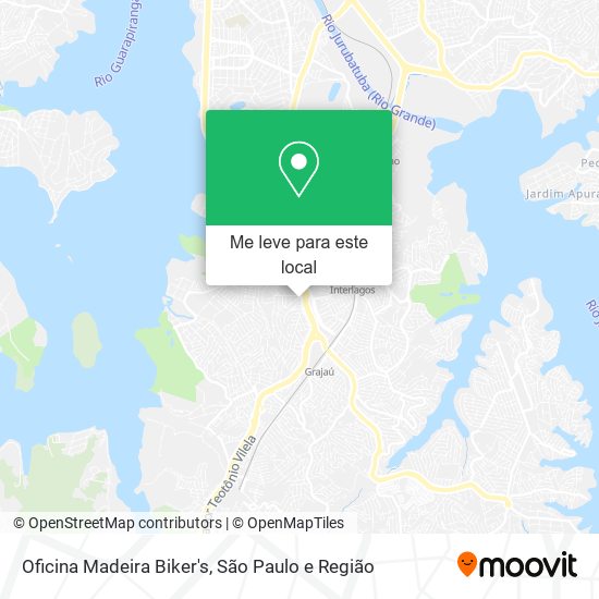 Oficina Madeira Biker's mapa