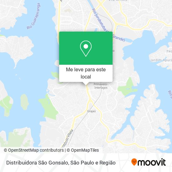 Distribuidora São Gonsalo mapa