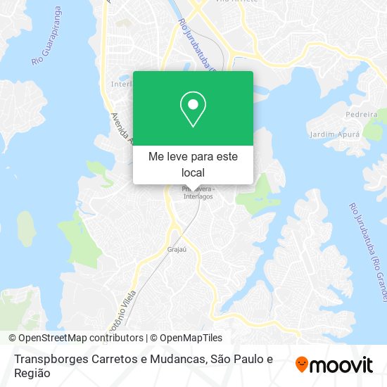 Transpborges Carretos e Mudancas mapa